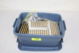 Small Tote Full of Brass Casings for .357 & 10mm.