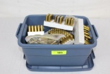 Small Tote Full of Brass Casings for 7.62x39 and .30 Carbine.