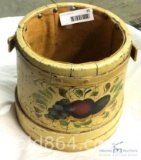 Antique Knitting Basket / Bucket