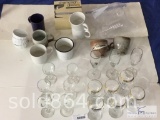 Lot - Assorted Glasses and Mugs