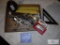 Mixed lot of Starrett measuring items and hand tools