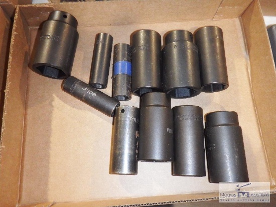 Box Lot of Proto Brand Impact Sockets