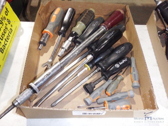 Box Lot of Screwdrivers