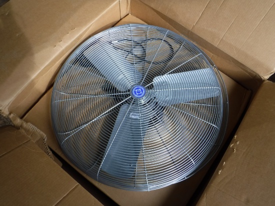 NEW in box - Marley Industrial Products - oscillating shop fan on stand