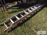 Extension ladder - aluminum - approximately 22-feet