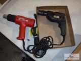 Milwaukee Heat Gun and Craftsman Professional drill motor