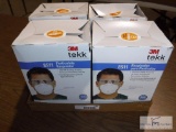 NEW - lot of 4 boxes of 3M 8511 particulate respirators