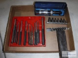 Mixed lot of tools - punches - Torx bits - sharpening stone