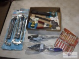 Large lot of tools - wrench set - trowel