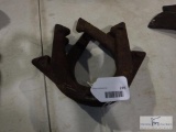 Set of vintage iron horseshoes (4)