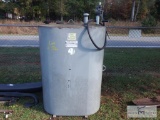 Fuel tank - approximately 200 gallons - with hand pump