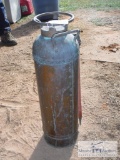 EMPIRE vintage brass fire extinguisher