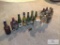 Large lot of assorted jars & bottles