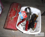 Small toolbox and hand tools