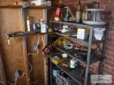 Contents of shelf in tool room