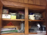 Contents of cabinet