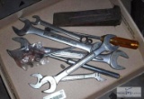 Group of Craftsman wrenches and hand tools