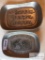 Lot of 2 Aluminum Decorative Bread Pans