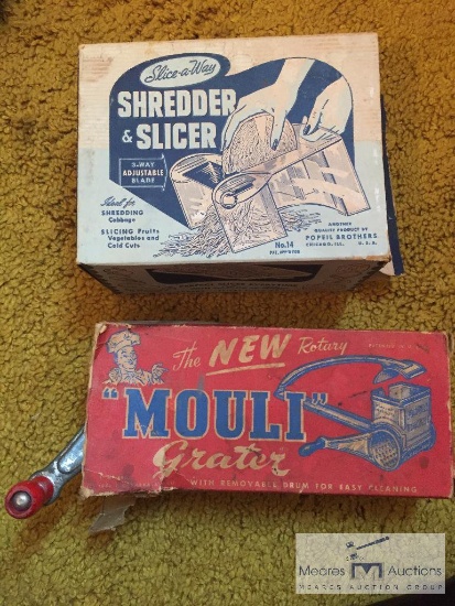 Shredder & Slicer and Mouli Grater