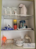 Contents of kitchen cabinet