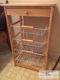 Kitchen utility portable organizing storage racks