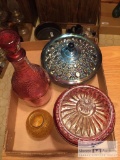 Carnival glass and other glassware