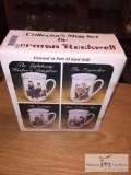 Norman Rockwell Collector Mug Set