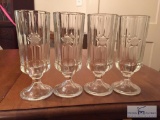 Lot of 4 Bicentennial glasses