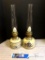 2 OIL LAMPS