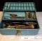 ASSORTED TOOLS AND TOOL BOX