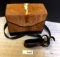 COW HIDE CAMERA CASE WITH LEATHER STRAP