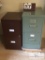 2 DRAWER FILE CABINETS - BOTH IN ONE LOT