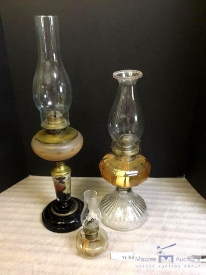 3 OIL LAMPS