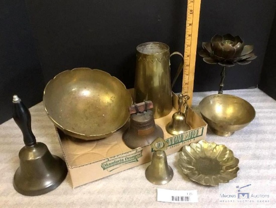 ASSORTED BRASS ITEMS - ONE LOT