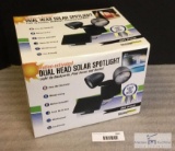 DUAL HEAD SOLAR SPOTLIGHT