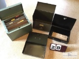 ASSORTED LOCK BOXES