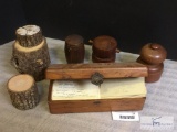 ASSORTMENT OF WOOD ITEMS