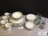 SET OF GIBSON CHRISTMAS DISHES