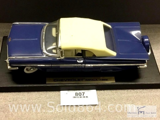 1959 CHEVROLET IMPALA DIE CAST COLLECTIBLE -APPROX 10"
