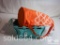 Ladies duffle bag and carry basket
