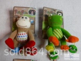 Infant teether and baby carrier stuffed animals