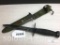 VINTAGE US M 8A1 -BAYONET WITH SCABBARD