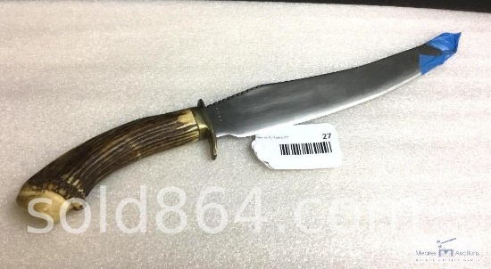 MORK FIXED BLADE WITH STAG/BONE HANDLE