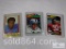 Lot of 3 Topps Football Cards