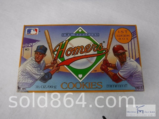 1989 Homers Cookies. 1st edition box