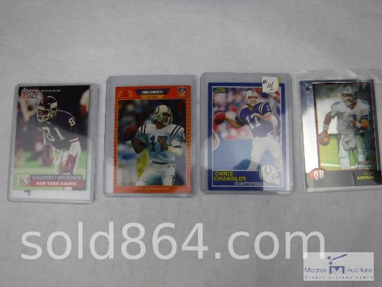 Lot of 4 Pro Football cards