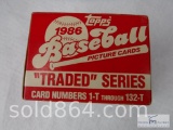 1986 Traded Series Topps Baseball cards