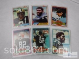 Lot of 6 Football Trading Cards