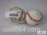 Happy Chandler autographed baseball