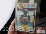 Ottis Anderson and Terry Bradshaw football trading cards